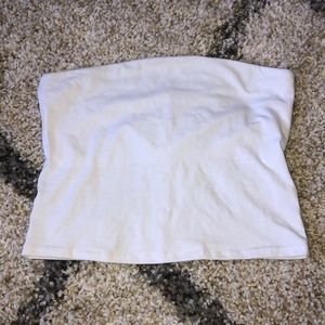 White Bozzolo Tube Top